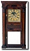 PHILLIPS SMITH NYS EMPIRE SHELF CLOCK (Marcellus, NY c. 1840)