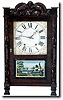 RILEY WHITING SHELF CLOCK (Winchester, CT c. 1825)