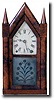 BREWSTER & INGRAHAM STEEPLE BEEHIVE SHELF CLOCK (Bristol, CT c. 1840)
