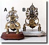 ENGLISH SKELETON CLOCK (c. l9th century) (Photo B)