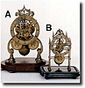 ENGLISH SKELETON CLOCK (c. l9th century) (Photo A)