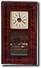 J.C. BROWN OGEE SHELF CLOCK (Forestville, CT c. 1850)