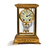 Seth Thomas Empire No. 18 Brass Crystal Regulator Clock,