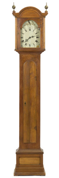 Eli Terry Wooden Works Tall Case Clock, — Antique Clocks Price Guide