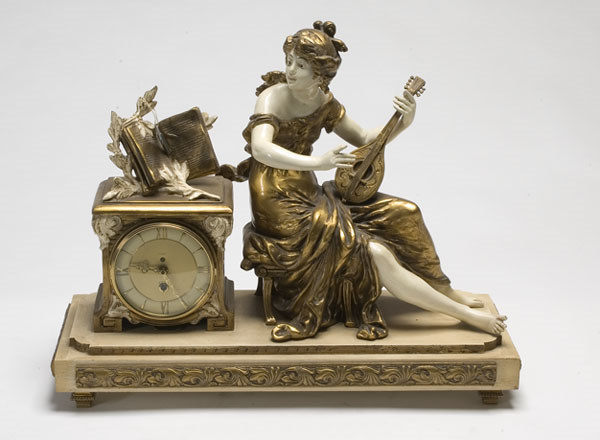 Bayard French Figural Clock, — Antique Clocks Price Guide
