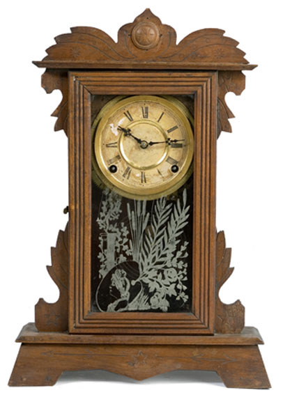 Climax Eight-Day Shelf Clock, — Antique Clocks Price Guide