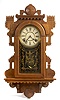 Scarce Terry Walnut Victorian Wall Clock,