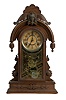 Baltic Walnut Shelf Clock by Kroeber Clock Co.,