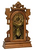 Walnut Eastlake Style Shelf Clock Made By Terry Clock Co.,