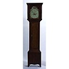 New England Tall Case Clock in Birch and Mahogany,