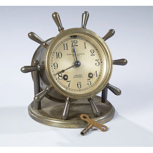 Chelsea Ships Clock, — Antique Clocks Price Guide
