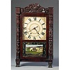 Mark Leavenworth & Co. Waterbury Connecticut Carved Shelf Clock,
