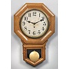 Gilbert Admiral Oak Regulator Wall Clock,