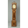 Fine Southern Ohio Curly Maple and Cherry Tall Case Clock,
