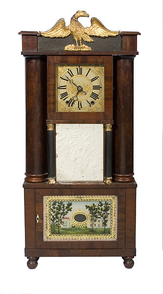 E. &amp; G.W. Bartholomew Hollow Column Clock, — Antique Clocks Price Guide