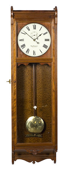 Seth Thomas No. 17 Hanging Regulator Clock, — Antique Clocks Price Guide