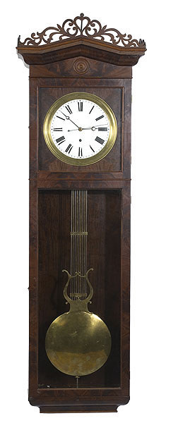 Jeweler's Regulator Wall Clock, — Antique Clocks Price Guide