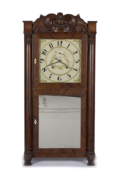 Rare Seth Thomas Eight-Day Wooden Works Shelf Clock, — Antique Clocks Price Guide