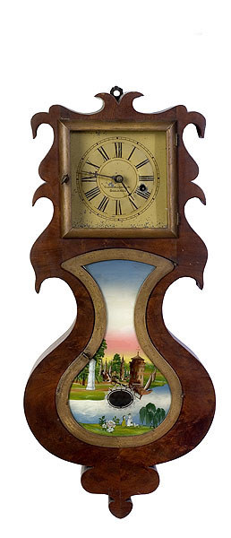 J.C. Brown &amp; Co. Acorn Wall Clock, — Antique Clocks Price Guide