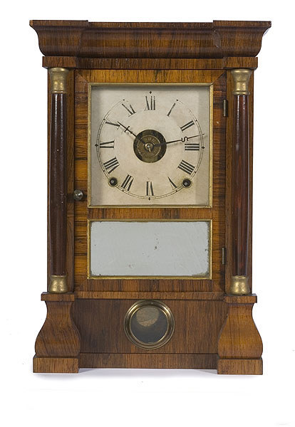 Seth Thomas Full Column Cottage Shelf Clock, — Antique Clocks Price Guide