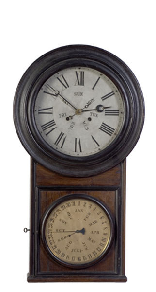 Welch No. 2 Regulator Calendar Clock, — Antique Clocks Price Guide