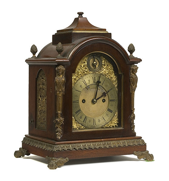 Duhme, Cincinnati Retailed Bracket Clock, ca 1890, — Antique Clocks Price Guide