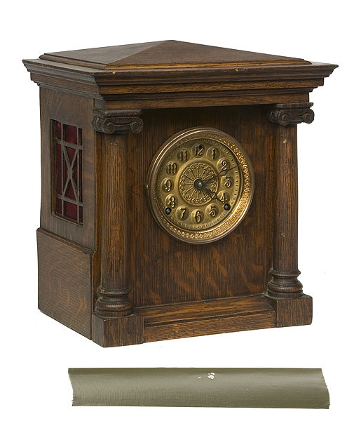 E.N. Welsh Oak Bracket Clock, — Antique Clocks Price Guide
