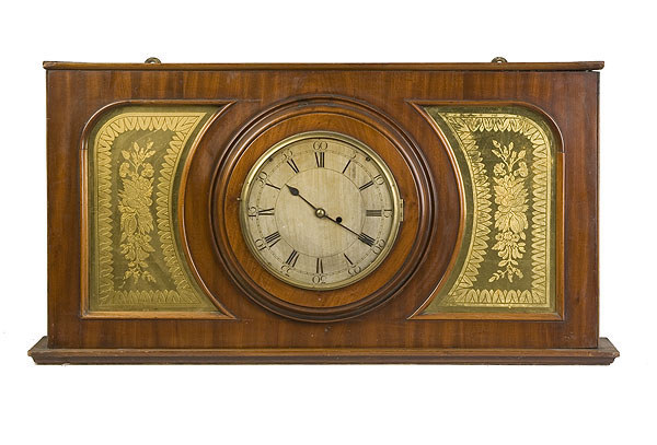Large Cherry Wall/Shelf Clock with English Fusee Movement, — Antique Clocks Price Guide