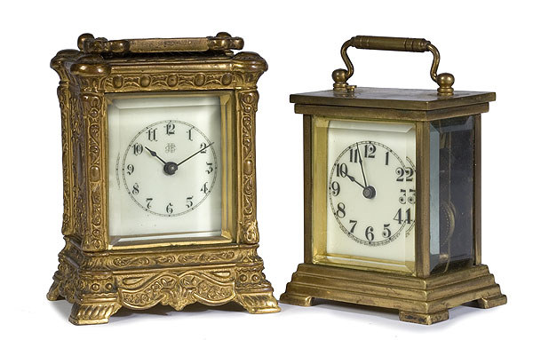 Jennings Bros. &amp; Waterbury Carriage Clocks, — Antique Clocks Price Guide