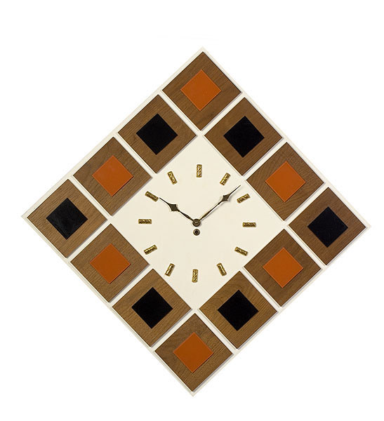 Designer Wall Clock After George Nelson, — Antique Clocks Price Guide