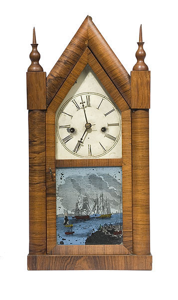 Terryville MFG Co. Rosewood Steeple Clock, — Antique Clocks Price Guide