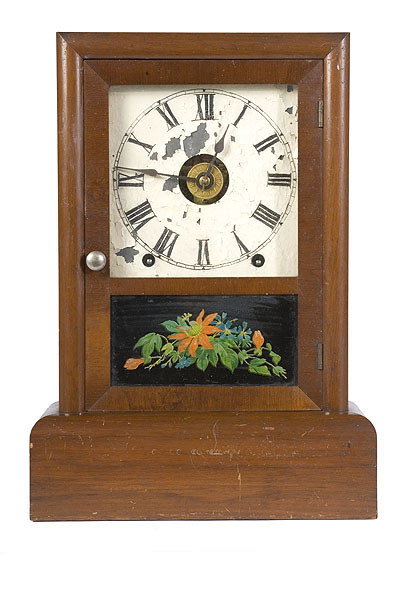 Uncatalogued Lot: Seth Thomas Cottage Clock with Alarm, — Antique Clocks Price Guide