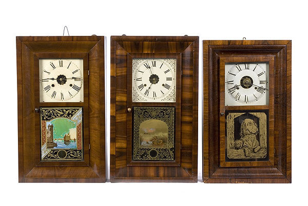 Uncatalogued Lot: Three Ogee Shelf Clocks, — Antique Clocks Price Guide