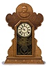 General Fitzhugh Lee, Ingraham Pressed Oak Shelf Clock, 