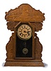 Welch, Admiral Dewey Pressed Oak Shelf Clock, 