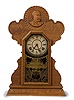  Ingraham Pressed Oak Shelf Clock, Admiral Dewey,