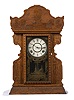 Admiral Sampson Ingraham Pressed Oak Mantle Clock,