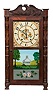 Eli Terry Jr. Wooden Works Carved Half Column Clock,