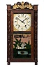 Eli Terry Jr. Co. Wooden Works Carved Half Column Clock,