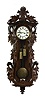 Carved Vienna Regulator Wall Clock,