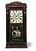Luman Watson, Cincinnati Stenciled Half Column Shelf Clock
