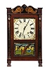 Riley Whiting Stenciled Half Column Shelf Clock,