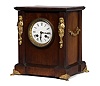 French Bracket Clock with Ormolu Mounts Signed Marti,