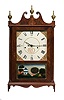 Off Center Seth Thomas Wooden Works Pillar & Scroll Clock,