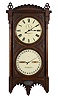 Rare Seth Thomas Office Calendar No. 5 Double Dial Clock,