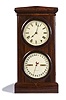 Seth Thomas Parlor No. 3 Double Dial Calendar Shelf Clock,