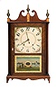 Eli Terry & Sons Wooden Works Pillar & Scroll Clock,
