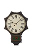 Rare Eli Terry Iron Case Drop Regulator Clock,