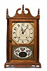 Terry Patent Wooden Works Pillar & Scroll Clock,