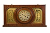 Large Cherry Wall/Shelf Clock with English Fusee Movement,